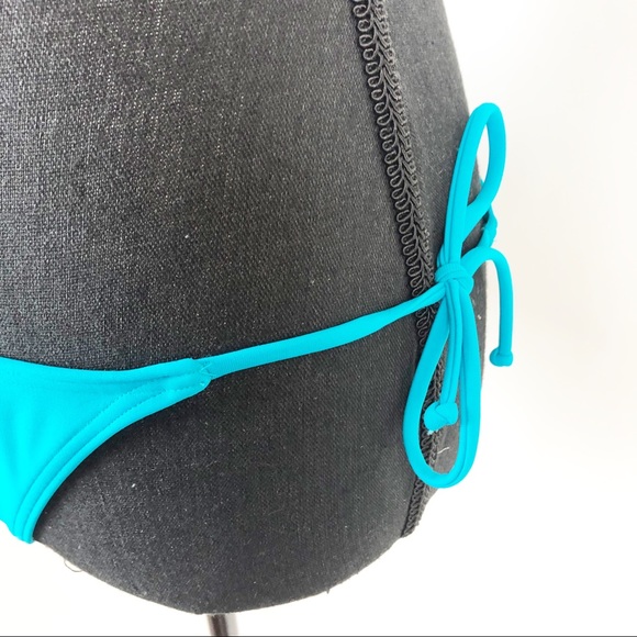 Teal Tie Waist Swimsuit Bottom | L - Picture 5 of 8